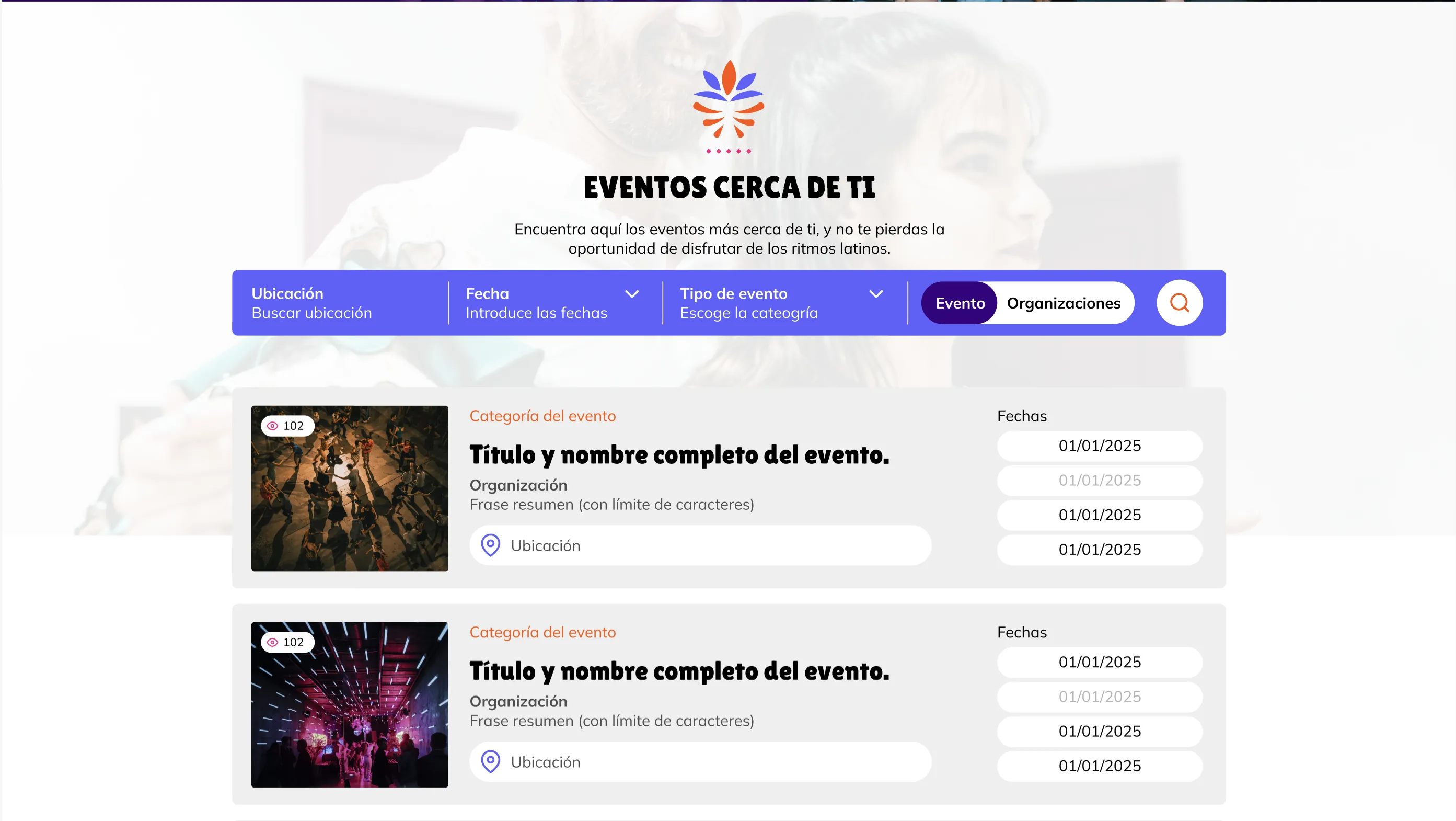 Salsa World — Events Platform 2