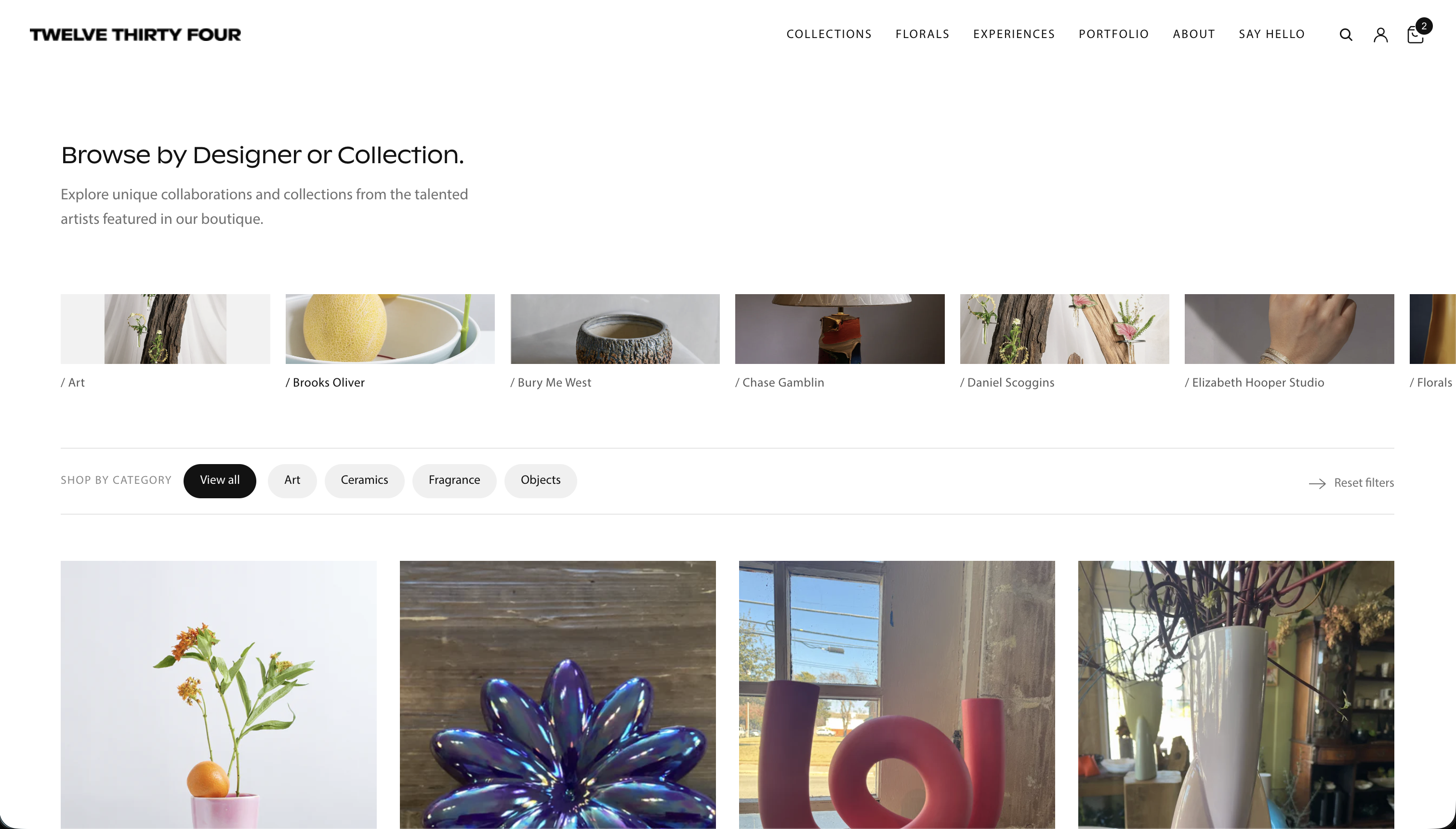 Twelve Thirty Four — E-commerce 3